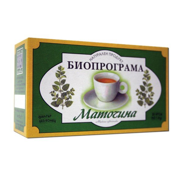 Bioprograma чай Маточина 20бр - Чай на пакетчета