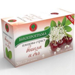 Bioprograma tea Sour Cherry and Elderberry 20*2g