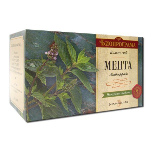 Bioprograma чай Мента Премиум 20бр - Чай на пакетчета