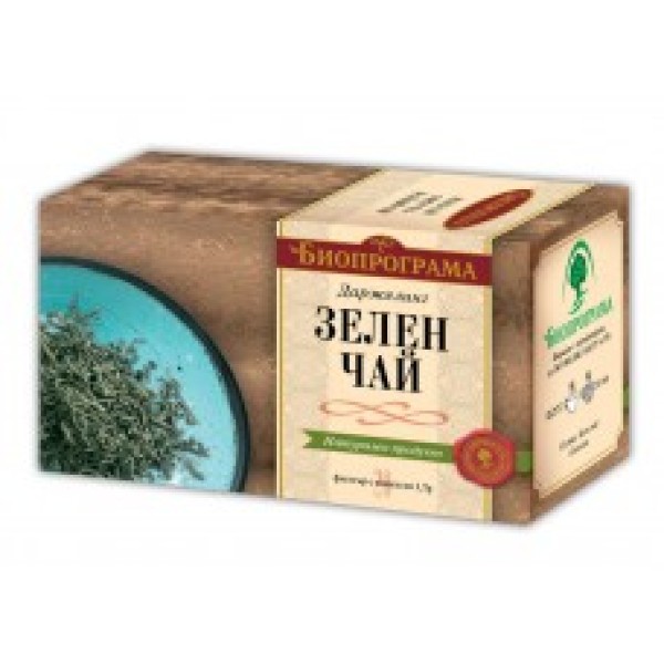 Bioprograma Зелен чай Премиум 20бр - Чай на пакетчета