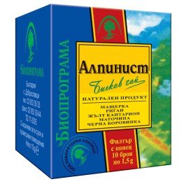 Bioprograma tea Alpinist Premium 10pcs