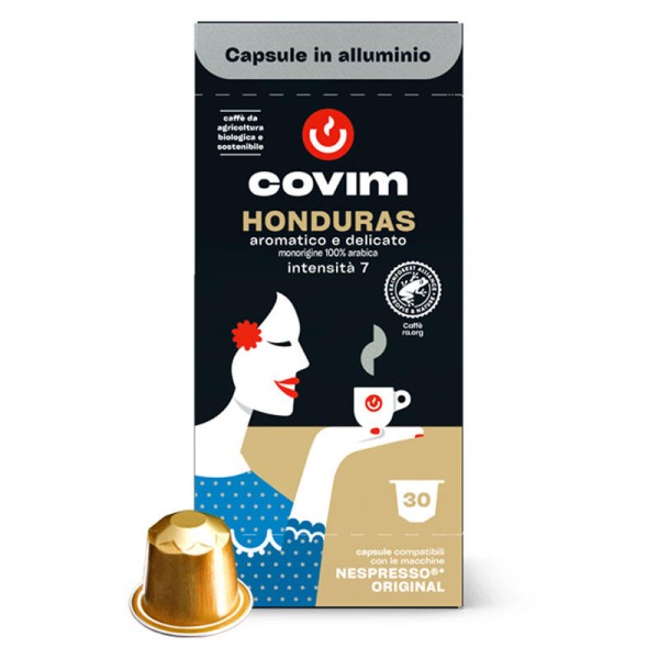 COVIM Bio Honduras – алуминиеви капсули Nespresso® 30 бр. - Капсули за Nespresso система