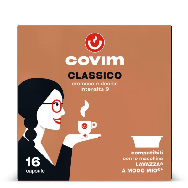 COVIM CLASSICO – капсули A Modo Mio 16 бр. - Кафе капсули и дози