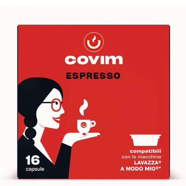 COVIM ESPRESSO – капсули A Modo Mio 16 бр. - Кафе капсули и дози
