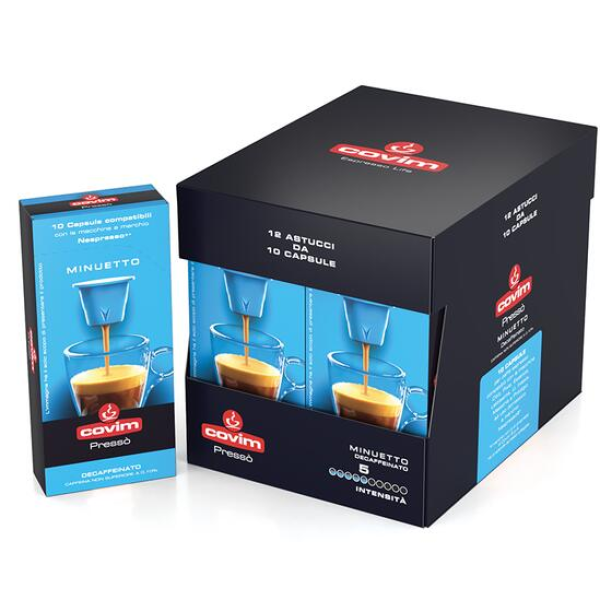 COVIM Minuetto - Nespresso capsules" 10 pcs. - Capsules for the Nespresso system