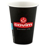 Чаши картон COVIM черен 190 мл. - Изискани черни картонени чаши COVIM - идеалният избор за вашите напитки Имате нужда от надеждни и стилни чаши за кафе или други топли напитки? Не търсете повече, защото черните картонени чаши COVIM са точно това, коет Чаши картон COVIM черен 190 мл. - Картотени, Вендинг чаши и капаци