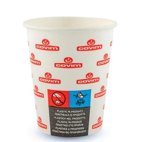 Cardboard cups COVIM red 180 ml. - 100 pcs. /stack; 3000 pcs. / carton; Capacity - 180 ml./ 6 oz IMPORTANT SHIPPING NOTE! Dear customers, we carry cardboard and plastic cups in bulk. The option of free transport is no longer available for them, e Cardboard cups COVIM red 180 ml. - Vending cups