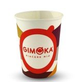 Чаши картон GIMOKA MIX COLORS 180 мл. - Картотени, Вендинг чаши и капаци
