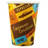 Cardboard cups RETRO 190 ml. - 100 pcs. / stack; 3000 pcs. / carton; Capacity: 190 ml./7.5 oz IMPORTANT SHIPPING NOTE! Dear customers, we carry cardboard and plastic cups in bulk. The option of free transport is no longer available for them, e Cardboard cups RETRO 190 ml. - Vending cups