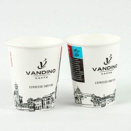 Cardboard cups VANDINO CITY 180 ml.