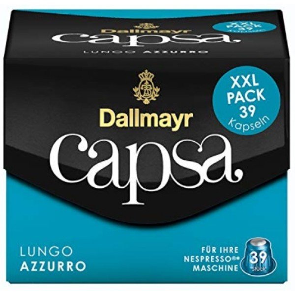 Dallmayr Lungo Azzurro coffee capsules 39 pcs. - Capsules for the Nespresso system