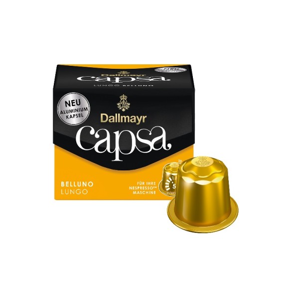 Dallmayr Lungo BEIIUNO coffee capsules 10 pcs. - Capsules for the Nespresso system