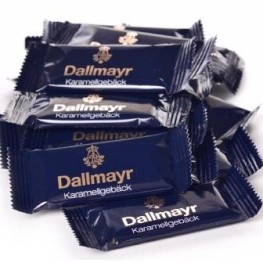 Dallmayr Caramel cookies individually wrapped 300 pcs. in a carton
