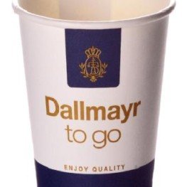Dallmayr Cardboard cups 250ml. 50pcs. stack