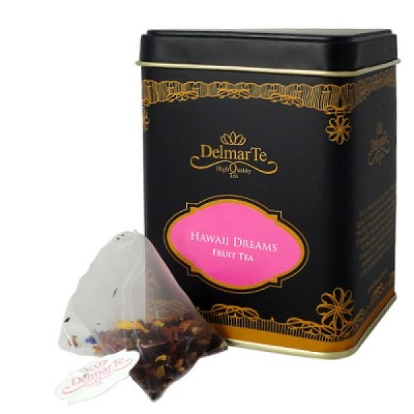 DelmarTe Premium чай Хавайски мечти 20 бр. в кутия - Премиум чай на пакетчета