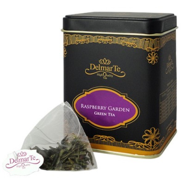 DelmarTe Premium чай Малинова градина 20 бр. в кутия - Премиум чай на пакетчета