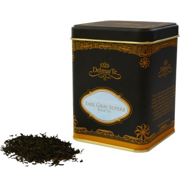 DelmarTe Home Ърл Грей Суприйм-нсипен чай 125 гр - Премиум чай на пакетчета