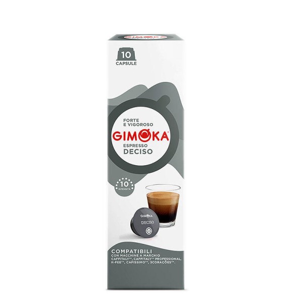 GIMOKA Deciso - capsules Caffitaly 10 pcs. - Capsules Caffitaly system