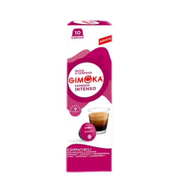 GIMOKA Intenso – Caffitaly capsules 10 pcs. - Caffitaly system capsules
