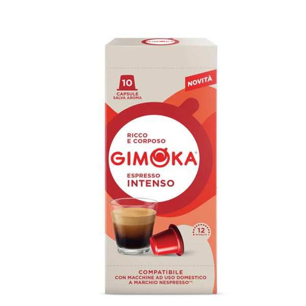 GIMOKA Intenso – капсули Nespresso® 10 бр. - Потопете се във Вселената на Интензивните Аромати с GIMOKA Intenso Имате ли нужда да съживите сутринта си с едно перфектно италианско еспресо? Вашите търсения свършват с GIMOKA Intenso капсули, съчетаващи бога GIMOKA Intenso – капсули Nespresso® 10 бр. - Капсули за Nespresso система