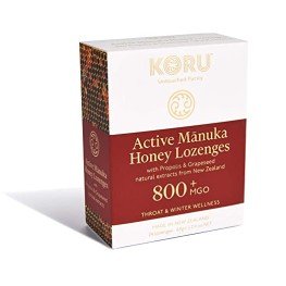 KORU Бонбони с манука мед MGO 800+ прополис и гроздови семки 24 бр.