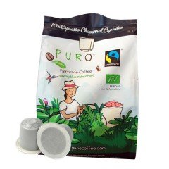 Coffee capsules PURO Bio Monsoon 10 units Nespresso system
