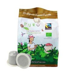 Coffee capsules PURO Bio Savanna 10 units Nespresso system