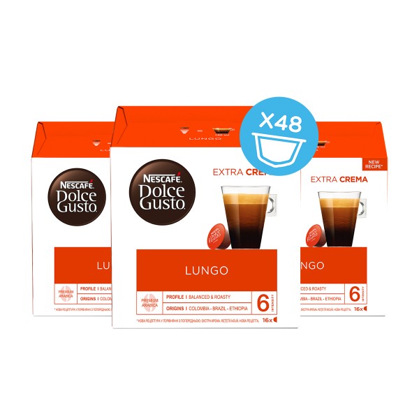 NESCAFE Dolce Gusto Lungo 48 бр. - Капсули Dolce Gusto система