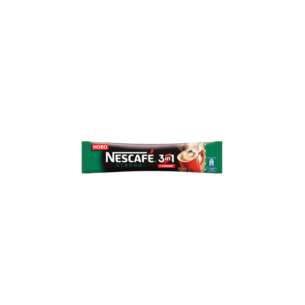NESCAFE 3in1 Strong 28 бр. в кутия - NESCAFE 3in1 Strong 28 бр. в кутия (Кафе)NESCAFÉ® 3in1 Strong - разтворима кафе напитка с още по-високо съдържание на NESCAFÉ® Classic (17.2%),
продукт за кафе и захар. Съставки:
захар, глюкозен сироп, разтворимо кафе NESCAFE 3in1 Strong 28 бр. в кутия - Кафе