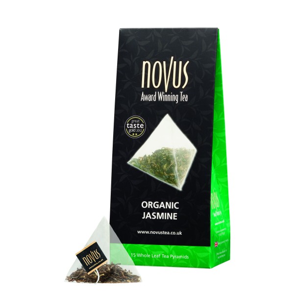 Novus чай Органичен Жасмин 15 бр. пирамиди - Чай на пакетчета