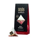Novus чай Ройбос с Подправки 15 бр.пирамиди - Чай на пакетчета