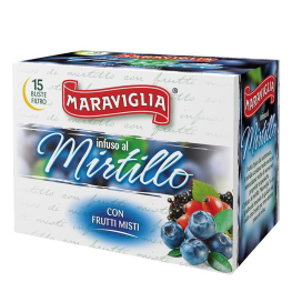 RISTORA blueberry tea Mirtillo - box of 15 pcs. RISTORA blueberry tea Mirtillo - box of 15 pcs.
