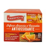 RISTORA orange and cinnamon filter tea - antioxidant - box of 15 pcs. - Enrich your senses and health with RISTORA Orange and Cinnamon Filter Tea Discover the synonym of comfort and well-being with tea from the Maraviglia line by RISTORA. A true oasis in RISTORA orange and cinnamon filter tea - antioxidant - box of 15 pcs. - Tea bags