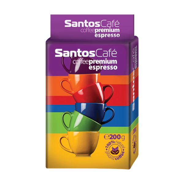Santos Cafe Premium 0.200 кг мляно - Мляно кафе