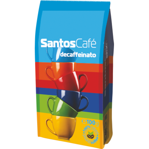 Santos Cafe Безкофеин 0.100 кг мляно - Мляно кафе