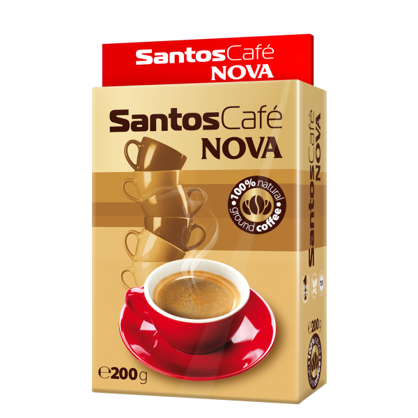 SantosCafe Nova мляно, вакуум 0.200кг - Мляно кафе