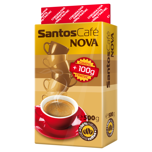 santoscafe-nova-ground-vacuum-0400100-kg-free-330111 - Ground coffee