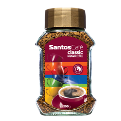 SantosCafe Agglomerated instant coffee, стъклен буркан 200 г
