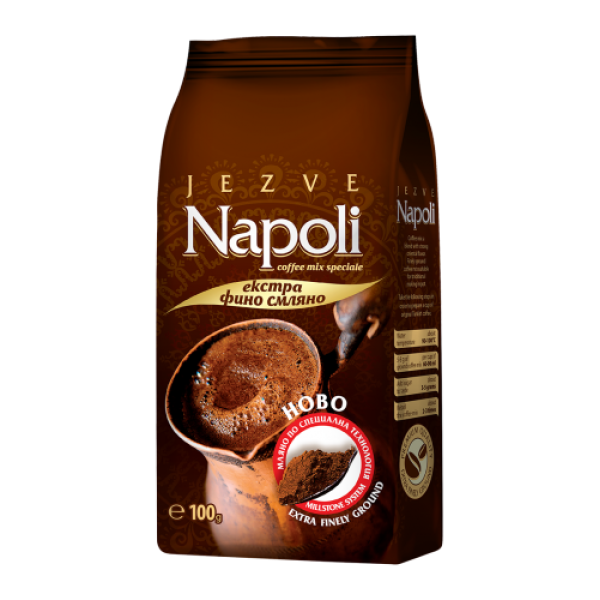 Napoli Jezve екстра фино мляно кафе 0.100 кг - Мляно кафе