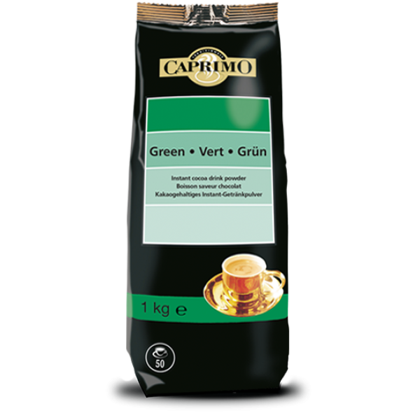 Caprimo Choco Green - Шоколад зелен 1 кг - Шоколад на прах