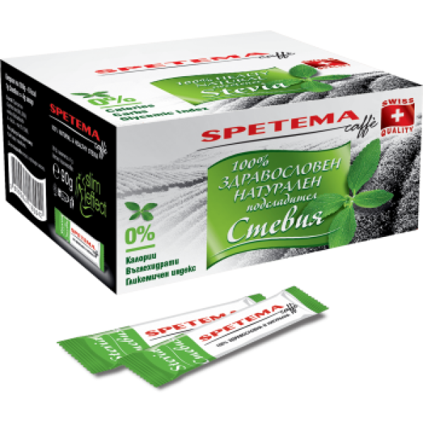 Spetema Natural product with extract from Stevia-натурален подсладител 90 бр х 1 г - Подсладители