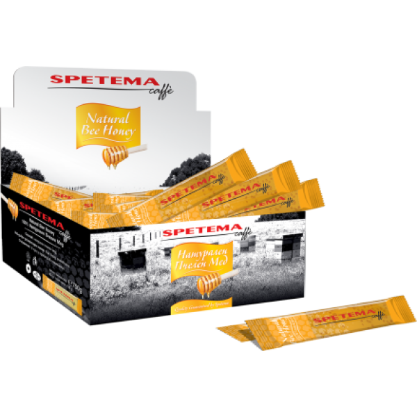 Spetema Natural Bee Honey- натурален пчелен мед кутия 50 бр х 15 г - Подсладители