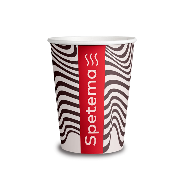 Картонена чаша Spetema 8 OZ 227 мл стек 100 бр - Картотени, Вендинг чаши и капаци