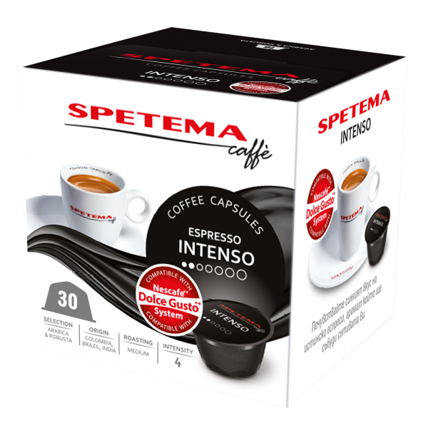 Spetema INTENSO капсула DOLCE GUSTO стандарт 30 бр Spetema INTENSO капсула DOLCE GUSTO стандарт 30 бр