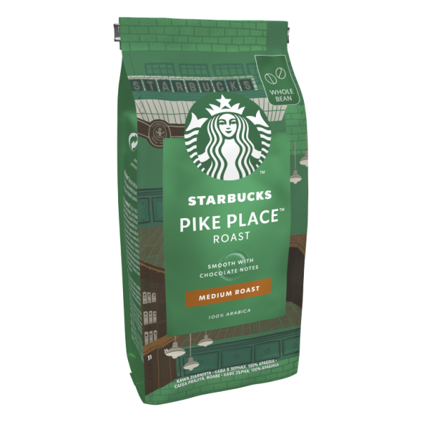 Starbucks Medium Pike Place на зърна 0,200 кг - Кафе на зърна