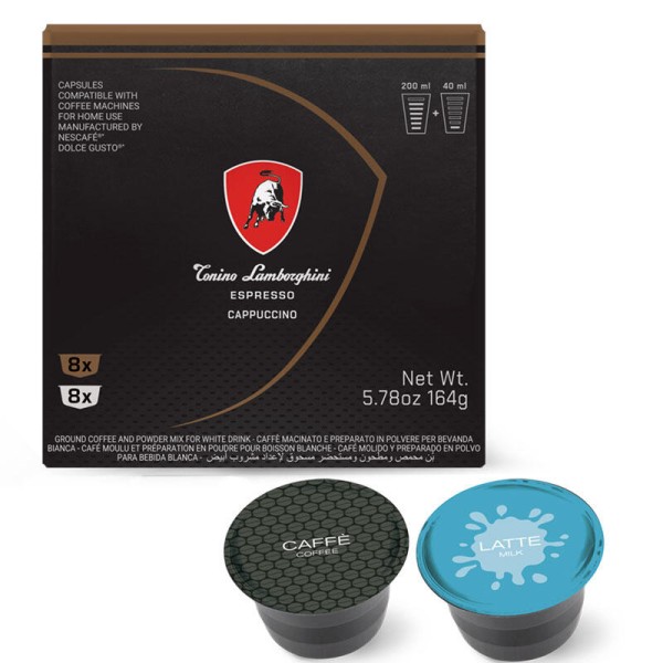TONINO LAMBORGHINI CAPPUCCINO – капсули Dolce Gusto 16 бр. - Капсули Dolce Gusto система