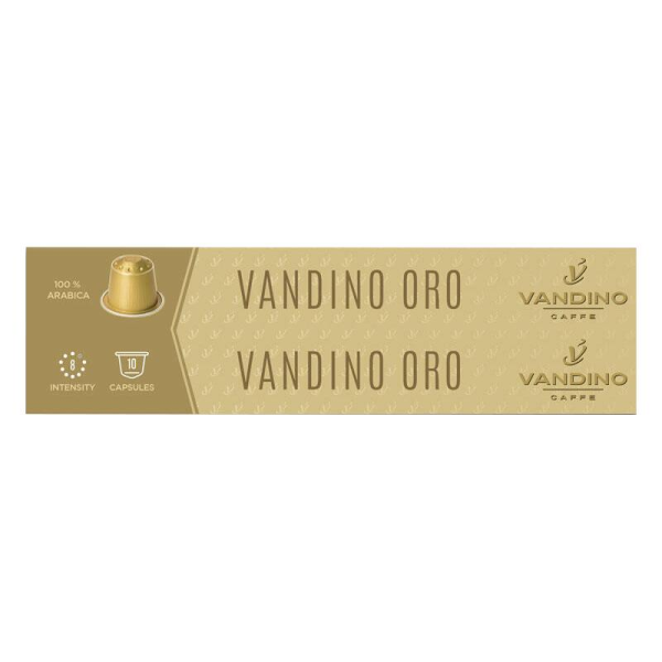 Vandino Alluminio Espresso Oro – капсули Nespresso 10 бр. - Капсули за Nespresso система