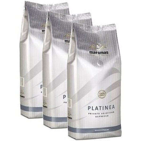 Maromas Platinea на зърна 3*0.500 кг - Кафе на зърна