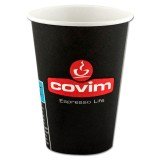 Чаши картон COVIM черен 190 мл. - Картотени, Вендинг чаши и капаци
