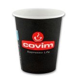 Чаши картон COVIM черен 180 мл. - Картотени, Вендинг чаши и капаци